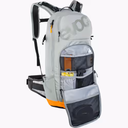 EVOC FR Enduro E-Ride backpack Cycling backpack Grey, Orange Nylon, Ripstop - Additional view 5