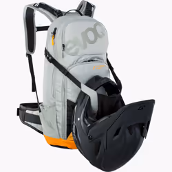 EVOC FR Enduro E-Ride backpack Cycling backpack Grey, Orange Nylon, Ripstop - Additional view 8