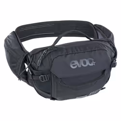 EVOC Hip Pack Pro E-Ride, 3 L, Monochromatic, Mesh, Nylon, Ripstop