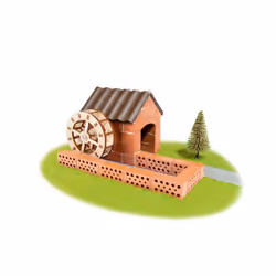 Teifoc Watermill Brick Construction Set, Building set, 6 yr(s)