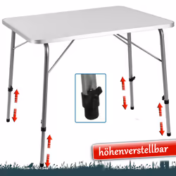 Deuba 101446 camping table Silver, White - Additional view 7