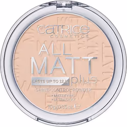 CATRICE All Matt Plus – Shine Control, Universal, Transparent, Beige, Pot, Pressed powder, Matte