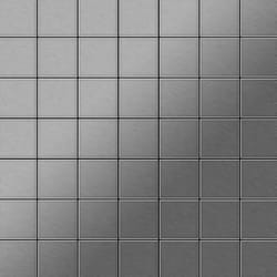 Metal Mosaic Tile Stainless Steel brushed grey 1.6mm Attica-S-S-B