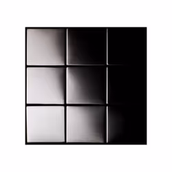 Metal Mosaic Tile Stainless Steel mirror grey 1.6mm Attica-S-S-M