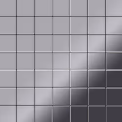 Metal Mosaic Tile Stainless Steel marine mirror grey 1.6mm Attica-S-S-MM