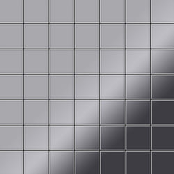 Metal Mosaic Tile Stainless Steel marine mirror grey 1.6mm Attica-S-S-MM