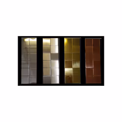 Metal Mosaic Tile Stainless Steel marine mirror grey 1.6mm Attica-S-S-MM