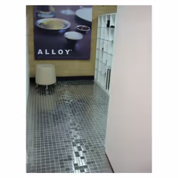 Metal Mosaic Tile Stainless Steel marine brushed grey 1.6mm Attica-S-S-MB