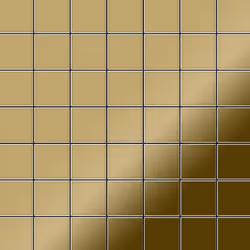 Metal Mosaic Tile Titanium Gold mirror gold 1.6mm Attica-Ti-GM