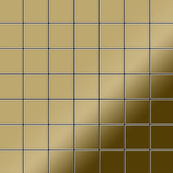 Metal Mosaic Tile Titanium Gold mirror gold 1.6mm Attica-Ti-GM