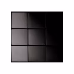 Metal Mosaic Tile Titanium Smoke mirror dark grey 1.6mm Attica-Ti-SM