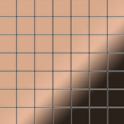 Metal Mosaic Tile Copper mill copper 1.6mm Attica-CM