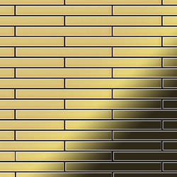 Metal Mosaic Tile Brass mill gold 1.6mm Avenue-BM