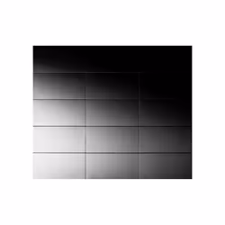 Metal Mosaic Tile Stainless Steel brushed grey 1.6mm Bauhaus-S-S-B