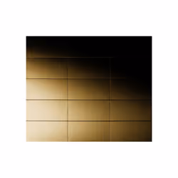 Metal Mosaic Tile Titanium Gold brushed gold 1.6mm Bauhaus-Ti-GB
