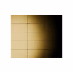 Metal Mosaic Tile Brass mill gold 1.6mm Bauhaus-BM