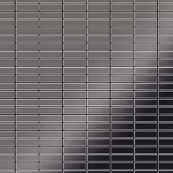 Metal Mosaic Tile Titanium Smoke mirror dark grey 1.6mm Cabin-Ti-SM