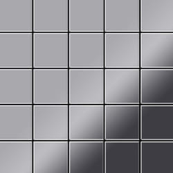Metal Mosaic Tile Stainless Steel mirror grey 1.6mm Century-S-S-M