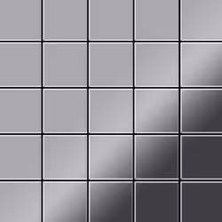Metal Mosaic Tile Stainless Steel marine mirror grey 1.6mm Century-S-S-MM