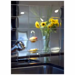 Metal Mosaic Tile Stainless Steel marine mirror grey 1.6mm Century-S-S-MM