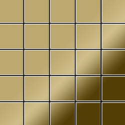 Metal Mosaic Tile Titanium Gold mirror gold 1.6mm Century-Ti-GM