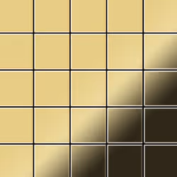 Metal Mosaic Tile Brass mill gold 1.6mm Century-BM