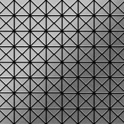 Metal Mosaic Tile Stainless Steel brushed grey 1.6mm Deco-S-S-B