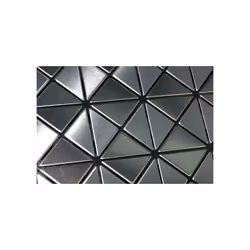 Metal Mosaic Tile Stainless Steel brushed grey 1.6mm Deco-S-S-B