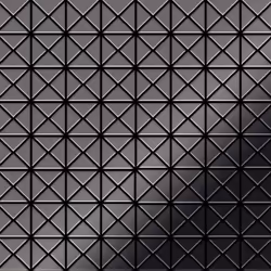 Metal Mosaic Tile Titanium Smoke mirror dark grey 1.6mm Deco-Ti-SM