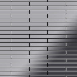 Metal Mosaic Tile Stainless Steel mirror grey 1.6mm Deedee-S-S-M
