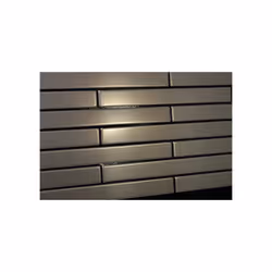 Metal Mosaic Tile Stainless Steel matt grey 1.6mm Deedee-S-S-MA