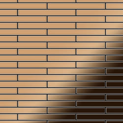Metal Mosaic Tile Titanium Amber mirror copper 1.6mm Deedee-Ti-AM