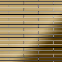 Metal Mosaic Tile Titanium Gold mirror gold 1.6mm Deedee-Ti-GM