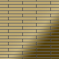 Metal Mosaic Tile Titanium Gold mirror gold 1.6mm Deedee-Ti-GM