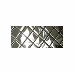 Metal Mosaic Tile Stainless Steel marine mirror grey 1.6mm Diamond-S-S-MM