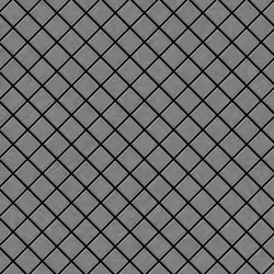 Metal Mosaic Tile Stainless Steel marine brushed grey 1.6mm Diamond-S-S-MB