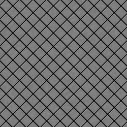 Metal Mosaic Tile Stainless Steel marine brushed grey 1.6mm Diamond-S-S-MB