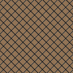 Metal Mosaic Tile Titanium Amber brushed copper 1.6mm Diamond-Ti-AB