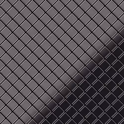 Metal Mosaic Tile Titanium Smoke mirror dark grey 1.6mm Diamond-Ti-SM