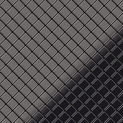 Metal Mosaic Tile Titanium Smoke mirror dark grey 1.6mm Diamond-Ti-SM