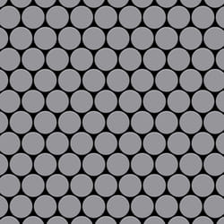Metal Mosaic Tile Stainless Steel matt grey 1.6mm Dollar-S-S-MA