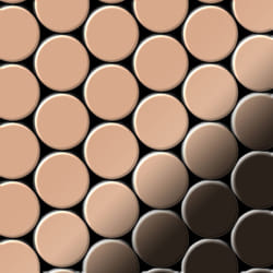 Metal Mosaic Tile Copper mill copper 1.6mm Dome-CM