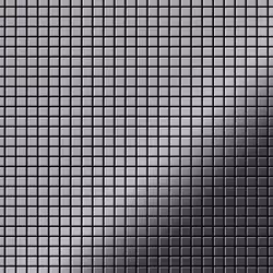 Metal Mosaic Tile Stainless Steel mirror grey 1.6mm Glomesh-S-S-M