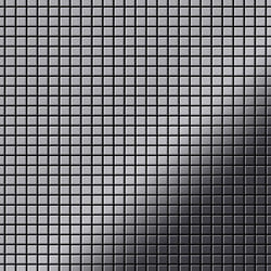 Metal Mosaic Tile Stainless Steel mirror grey 1.6mm Glomesh-S-S-M