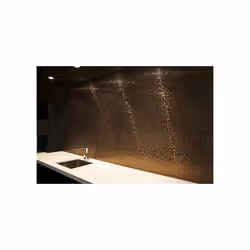 Metal Mosaic Tile Titanium Amber brushed copper 1.6mm Glomesh-Ti-AB