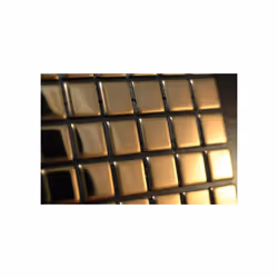 Metal Mosaic Tile Titanium Gold mirror gold 1.6mm Glomesh-Ti-GM