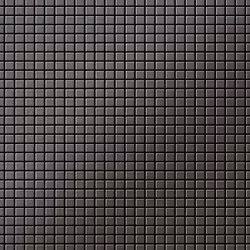 Metal Mosaic Tile Titanium Smoke brushed dark grey 1.6mm Glomesh-Ti-SB