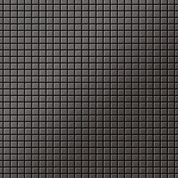 Metal Mosaic Tile Titanium Smoke brushed dark grey 1.6mm Glomesh-Ti-SB