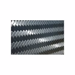 Metal Mosaic Tile Stainless Steel brushed grey 1.6mm Herringbone-S-S-B