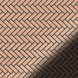 Metal Mosaic Tile Copper mill copper 1.6mm Herringbone-CM